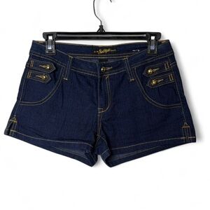 Southpole Y2K Denim Shorts Women’s Sz 5 Blue Jean Streetwear Retro